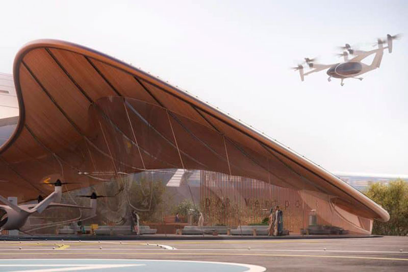 Инновационный терминал аэротакси в Дубае: перспективы и детали проекта (фото) - новости Такси Сервис